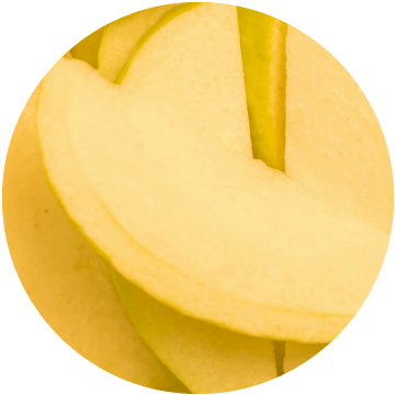 Apple Sliced Golden Delicious, IQF