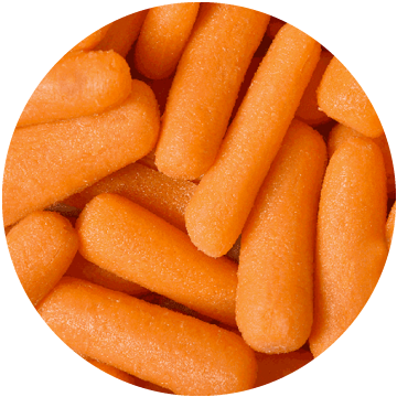 Baby Carrots, IQF
