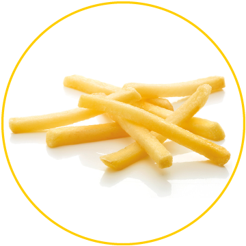 FRENCH FRIES STRAIGHT CUT 9-10 MM FROZEN