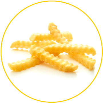 FRENCH FRIED FROZEN CRINKLE CUT