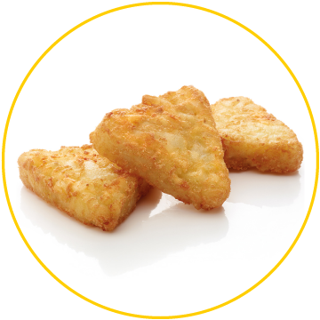 FRENCH FRIED HASH BROWNS TRIANGLE