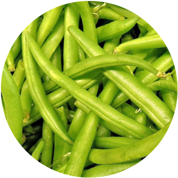Green Beans Whole Very Fine, IQF