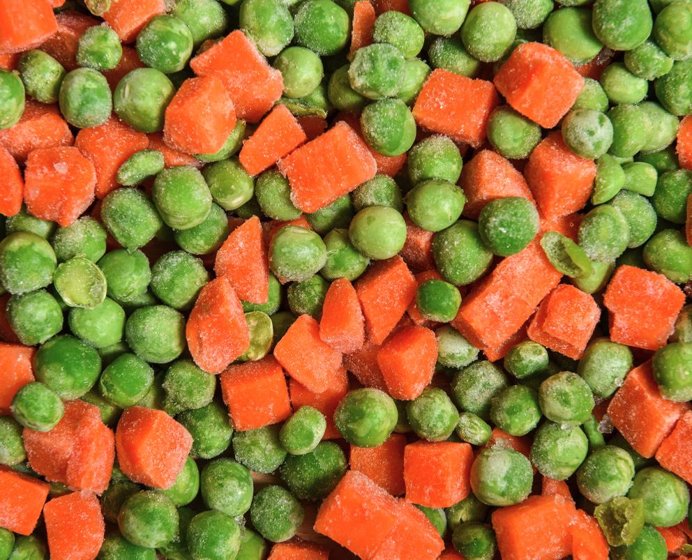 Mixed Vegetables 2 way (Peas & Carrots), IQF