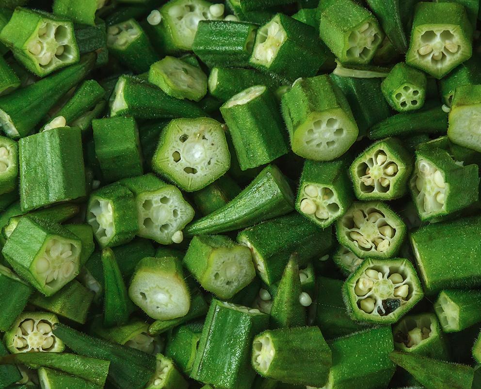 Okra Cut, IQF