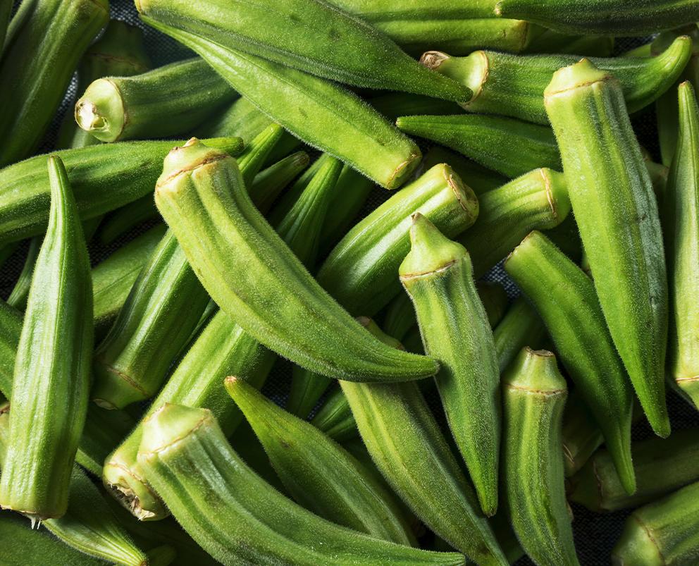 Okra Whole, IQF