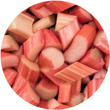 Rhubarb, IQF